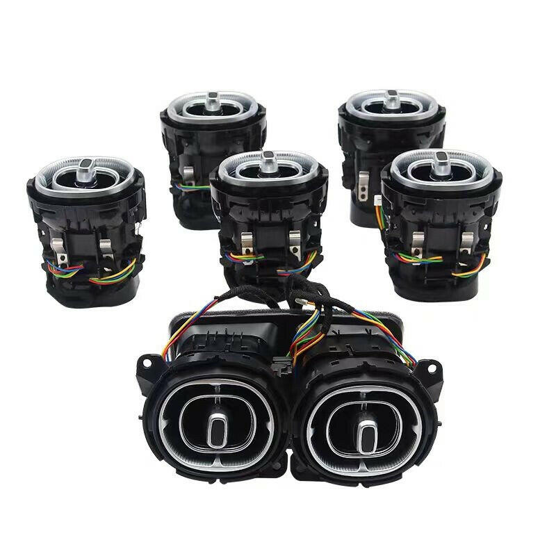 7PCS 64 Colors Air Vent Ambient Light For 2022-2025 Mercedes Benz C Class W206