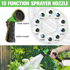 TVKB Garden Hose 100ft Stainless Steel Water Hose Super Tough Flexible Water