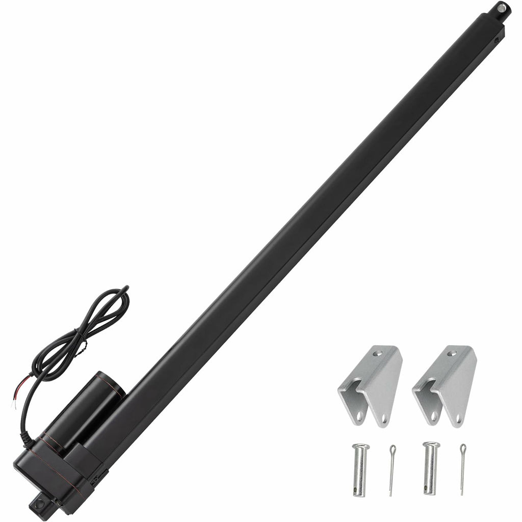 JQDML 30 Inch Stroke Linear Actuator 12V Heavy Duty 440lbs/2000N IP65 Waterproof