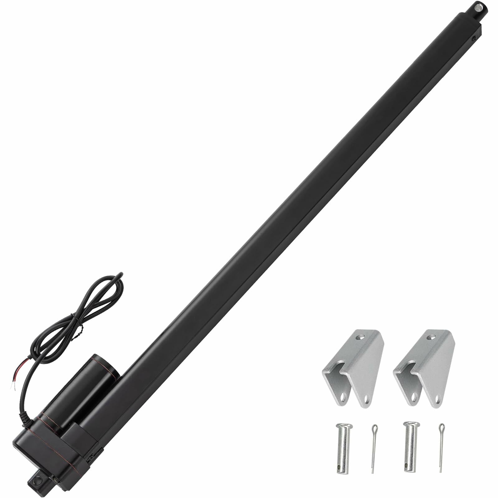 JQDML 30 Inch Stroke Linear Actuator 12V Heavy Duty 440lbs/2000N IP65 Waterproof
