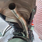 For Honda CBR600RR F5 2005-2024 Carbon Exhaust Pipe With 51MM Mid Tail Link Pipe