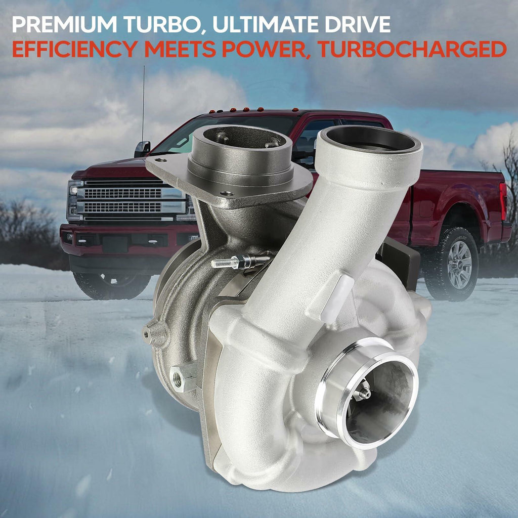 Low Pressure Complete Turbo Turbocharger, Compatible with Ford F-250 F-350 F-450