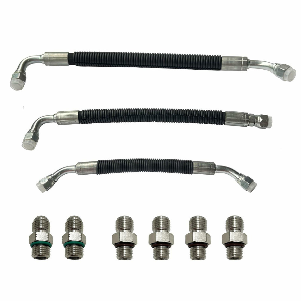 EYSENC HPOP High Pressure Oil Pump Hoses Lines & Crossover Replacement Kit, Dual
