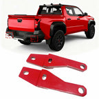 2Pcs Red Rear Tow Hooks Recovery Points Hooks fits for Toyota Tacoma 2024 2025