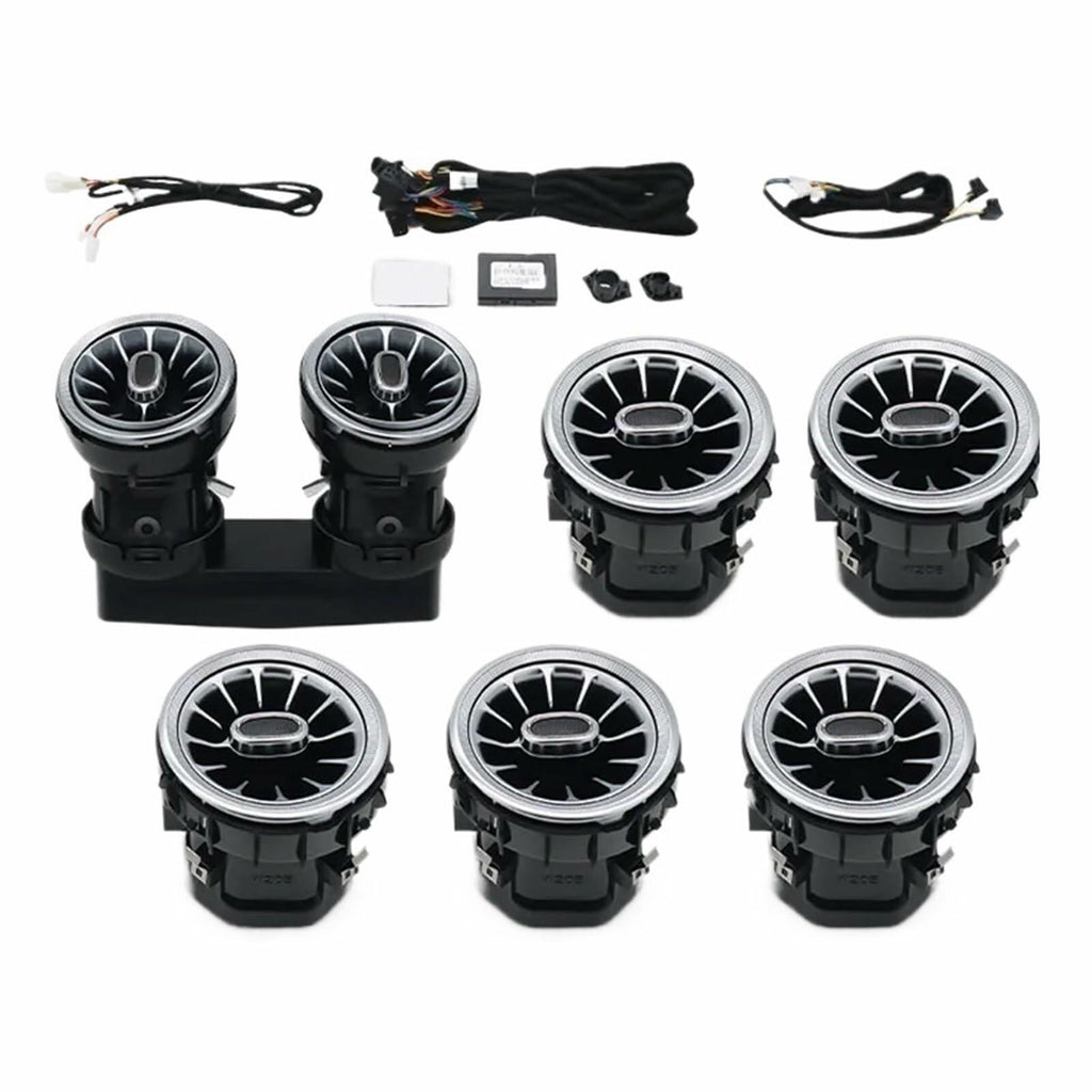 HCZTYKHT Turbine Nozzle Ambient Light 3/64 Colours Compatible with Mercedes-Benz