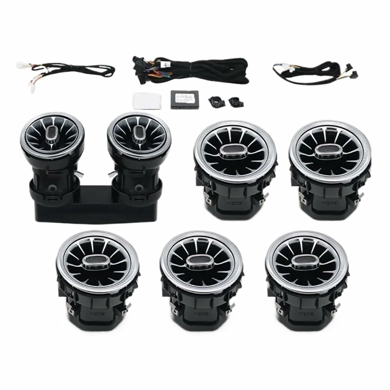 HCZTYKHT Turbine Nozzle Ambient Light 3/64 Colours Compatible with Mercedes-Benz