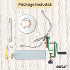Olikraft Large Yarn Winder Large Capacity 10-16 oz - Hand Operated Metal Jumbo