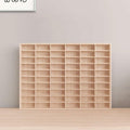KOZOREN 60 Grids Wooden Display Case for 1:64 Toy Car Model Wall Mounted Storage
