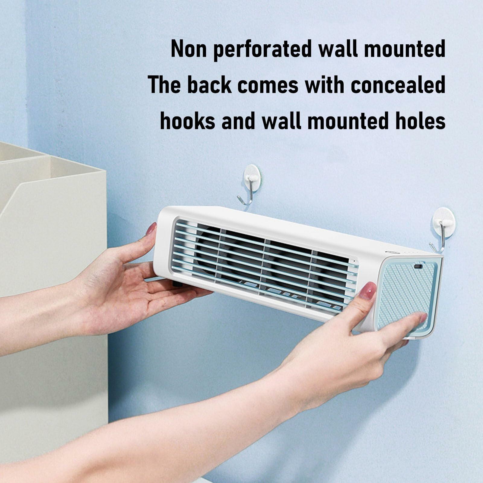 GOWENIC Tower Cooling Fan, 3 Gears Speed Adjustable USB Compact Standing Desk