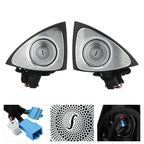 Car Audio Tweeters with LED Ambient Lighting Kit 7 Color 3D Rotating Tweeter