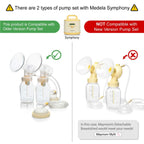 One-Piece Breastshield w/Valve, Membrane for Medela Breast Pumps (Pump in Style,