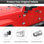 CheroCar Door Hinge Cover &Tailgate Hinge Cover & Engine Hood Rubber Head Cover