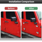 CheroCar Door Hinge Cover &Tailgate Hinge Cover & Engine Hood Rubber Head Cover