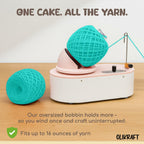 Olikraft Tabletop Electric Yarn Winder for Crocheting | Swift Electric Yarn Ball