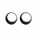 DSWSQ Headlight Trim Cover for 2018-2024 + Jeep Wrangler JL Gladiator JT Front