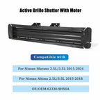 skkyoro Front Lower Active Grille Shutter With Motor Compatible with For Nissan