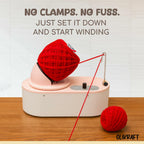 Olikraft Tabletop Electric Yarn Winder for Crocheting | Swift Electric Yarn Ball