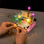 Brickshining LED Lighting Compatible with Lego 31169 Typewriter with Flowers -