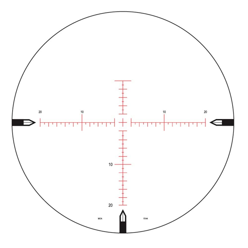 Nightforce NXS 8-32x56 illum MOAR F2 Scope w/Rubber Lens Covers/Sunshade C437