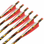12 Pack ZSHJGJR Archery Crossbow Bolts 16 Inch Carbon Crossbow Arrows Camo Shaft