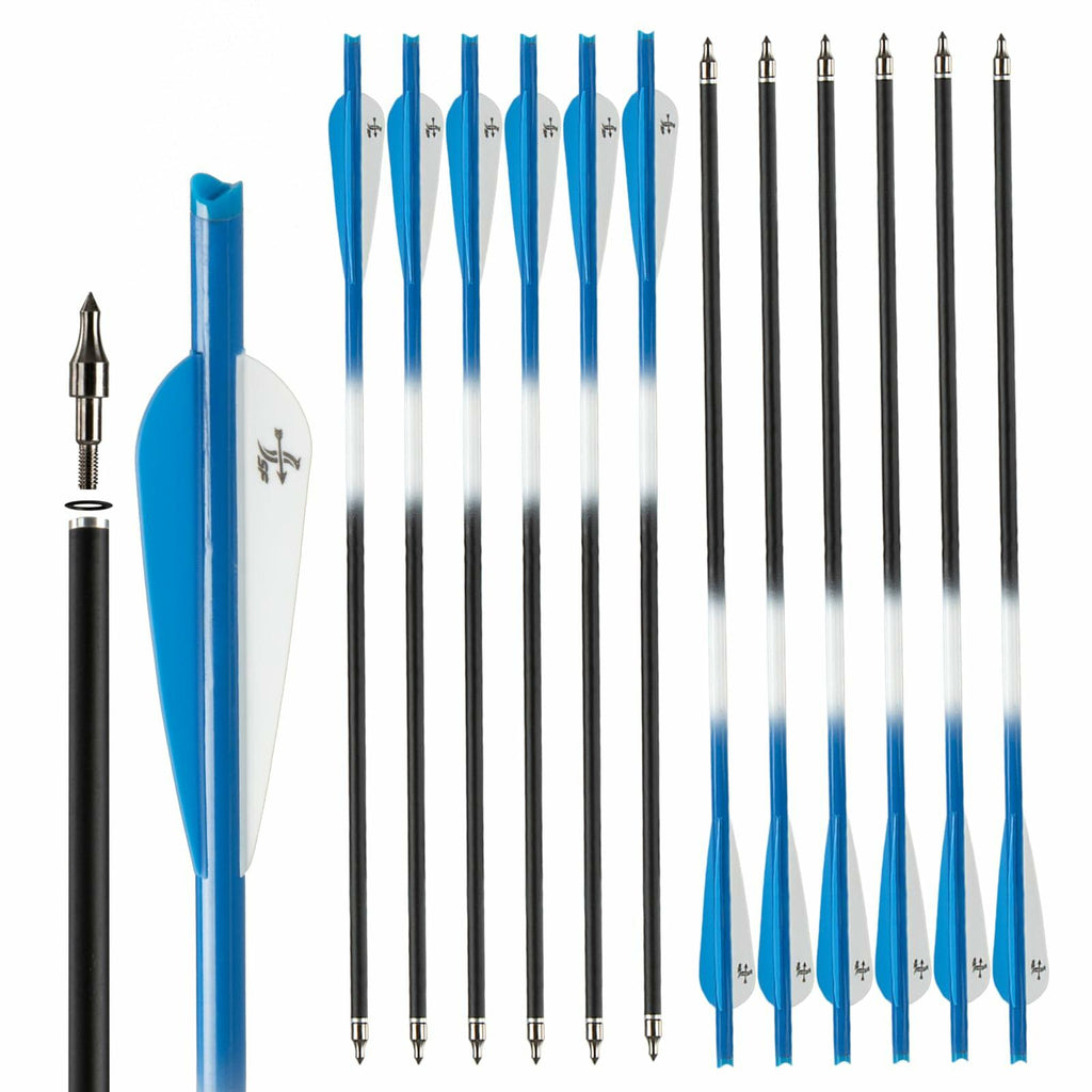 S F Crossbow Bolts Crossbow Arrows Carbon Archery for Hunting and Target