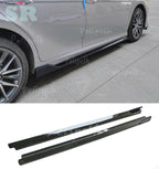 For Toyota Camry 2025-2026 Glossy black Side body Skirt Diffuser Separation Wing