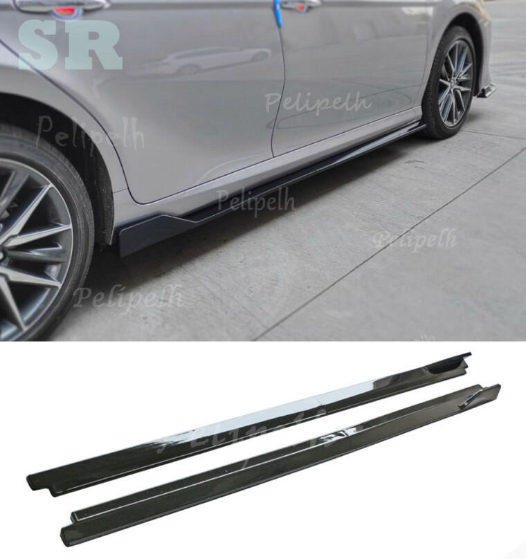 For Toyota Camry 2025-2026 Glossy black Side body Skirt Diffuser Separation Wing