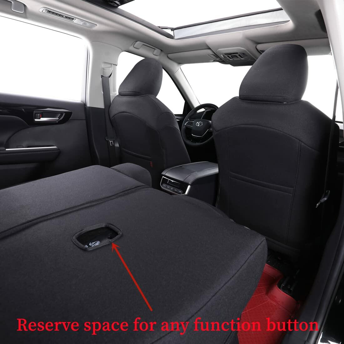 coverdream Custom Seat Covers fit for Honda Pilot LX,2016 2017 2018 2019 2020