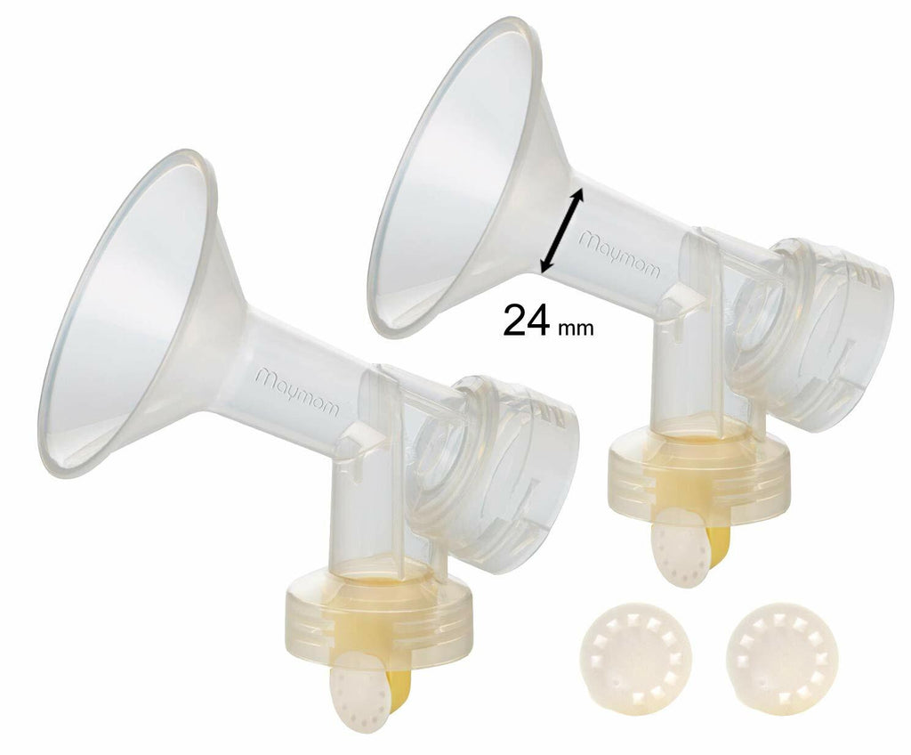 One-Piece Breastshield w/Valve, Membrane for Medela Breast Pumps (Pump in Style,