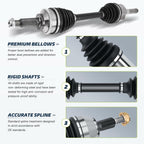 Nxtrip Front Driver Side CV Axle Compatible with 2001-2008 Ford Escape,