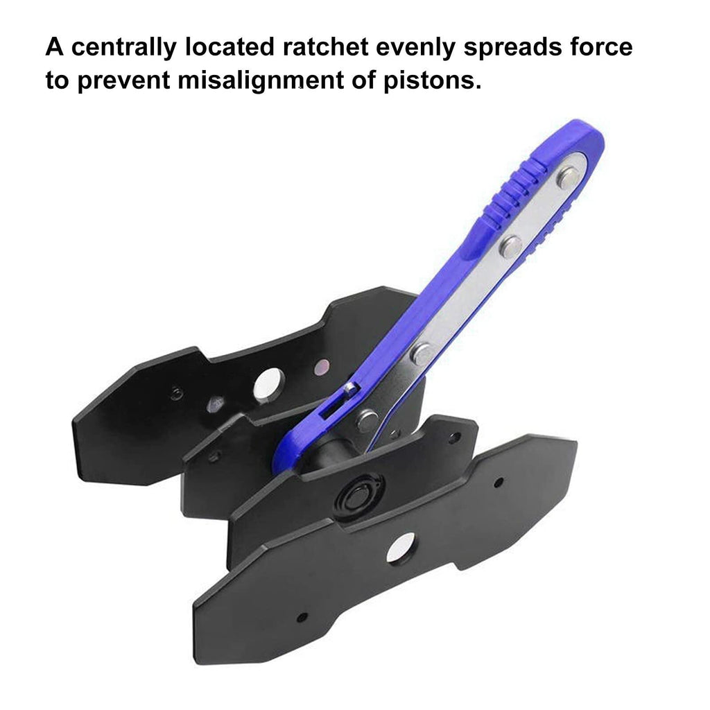Brake Caliper Compression Tool, Ratchet Brake Piston Wrench Spreader Portable
