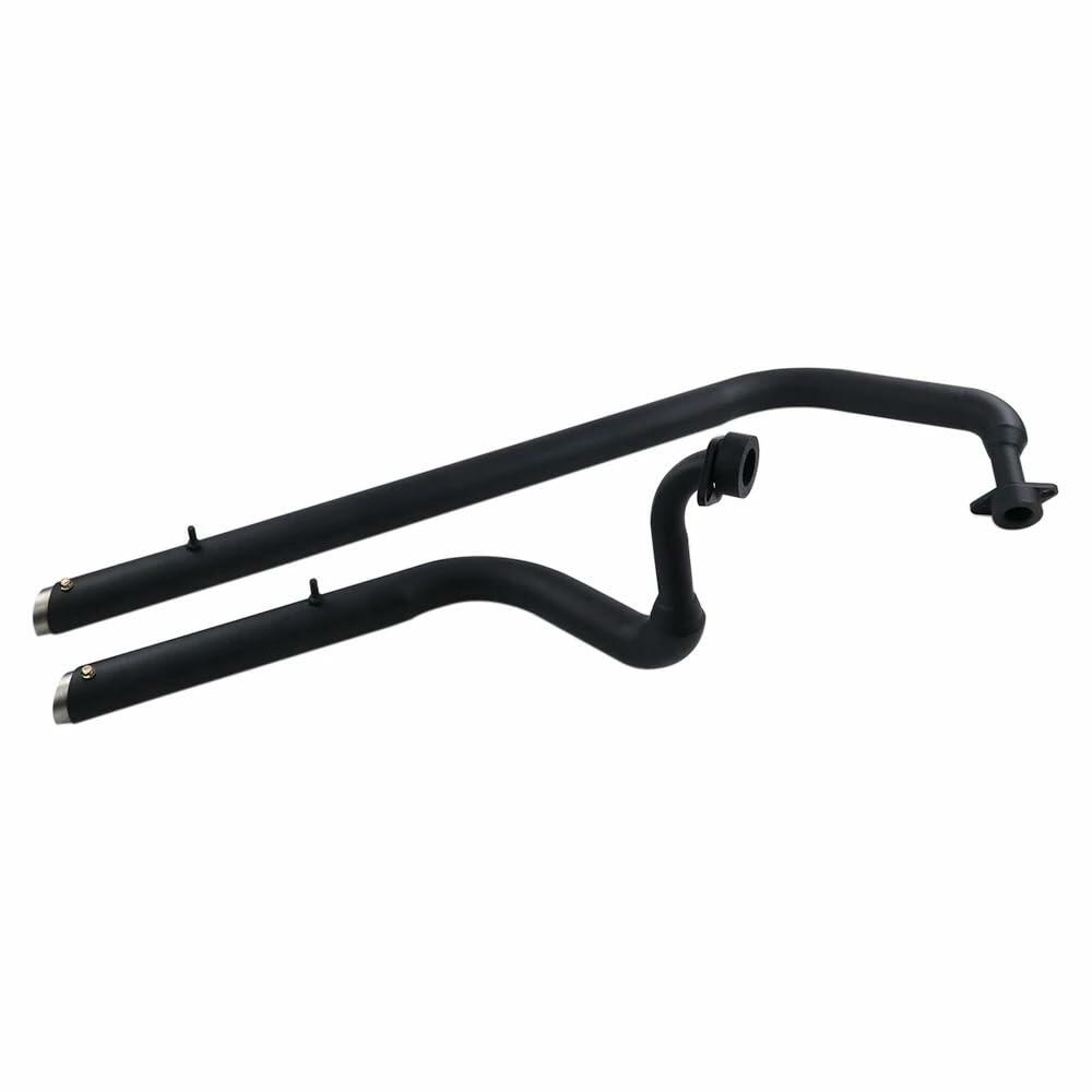 Motorcycle Dual Exhaust Full System Slash Cut Muffler Fits For Yamaha For Virago