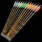 12 Pack ZSHJGJR Archery Crossbow Bolts 16 Inch Carbon Crossbow Arrows Camo Shaft