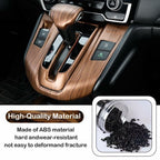 TKREENO Car Gear Shift Box Panel Cover Inner Frame Gear Shift Knob Cover Auto