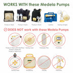 One-Piece Breastshield w/Valve, Membrane for Medela Breast Pumps (Pump in Style,