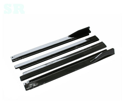 For Toyota Camry 2025-2026 Glossy black Side body Skirt Diffuser Separation Wing
