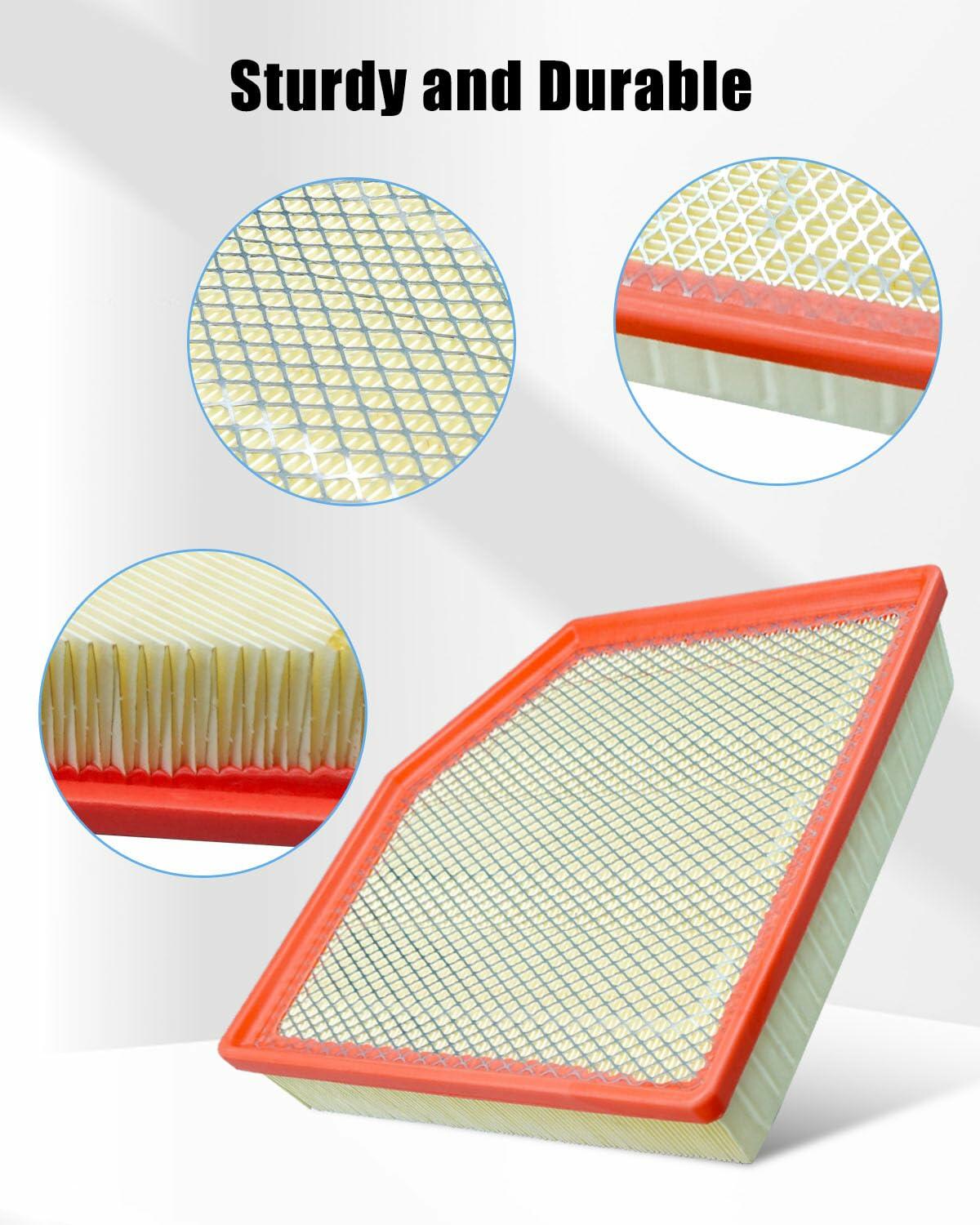Engine Filter Compatible with Chevrolet Colorado Trail WT Z71 ZR2 LT GMC Canyon
