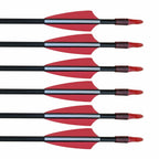 e5e10 28 inch Target Arrows Practice Fiberglass Arrow for Kids Youth Beginner,