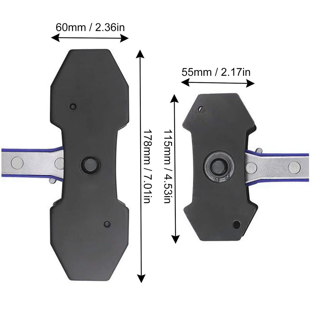 Brake Caliper Compression Tool, Ratchet Brake Piston Wrench Spreader Portable