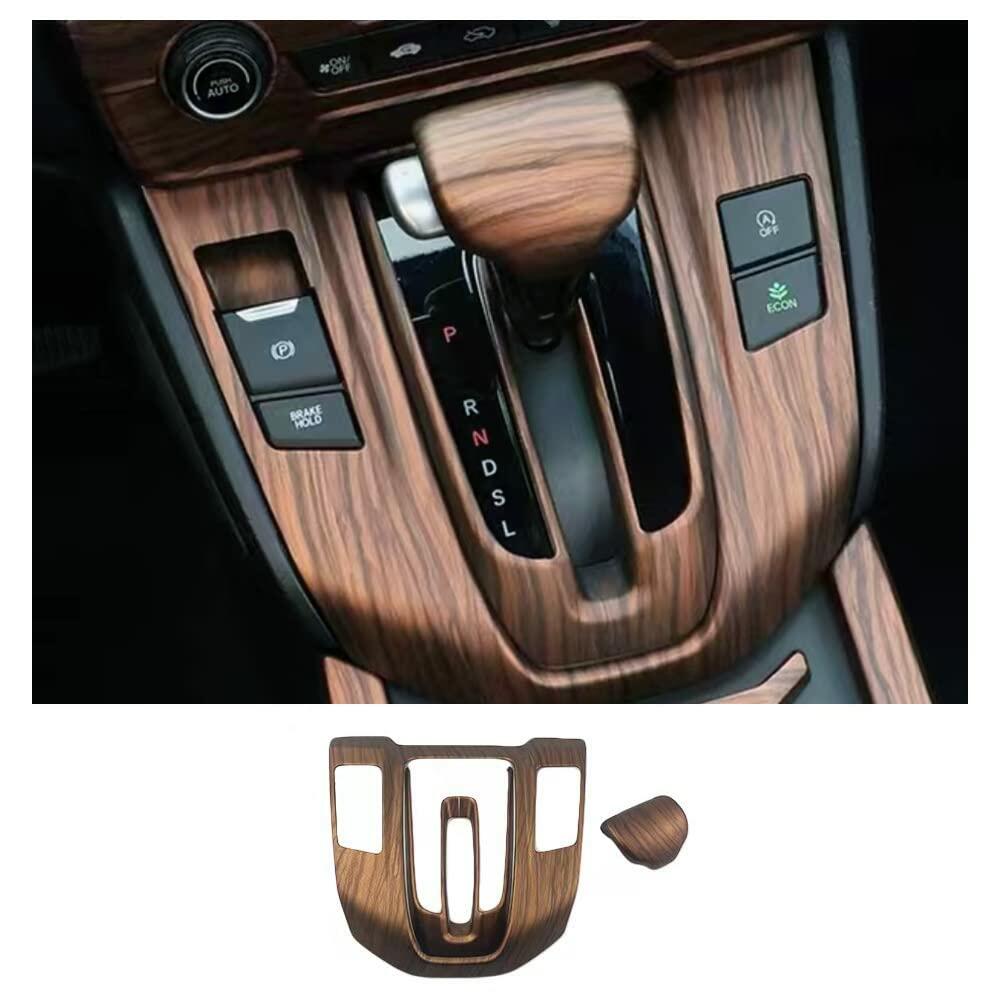 TKREENO Car Gear Shift Box Panel Cover Inner Frame Gear Shift Knob Cover Auto