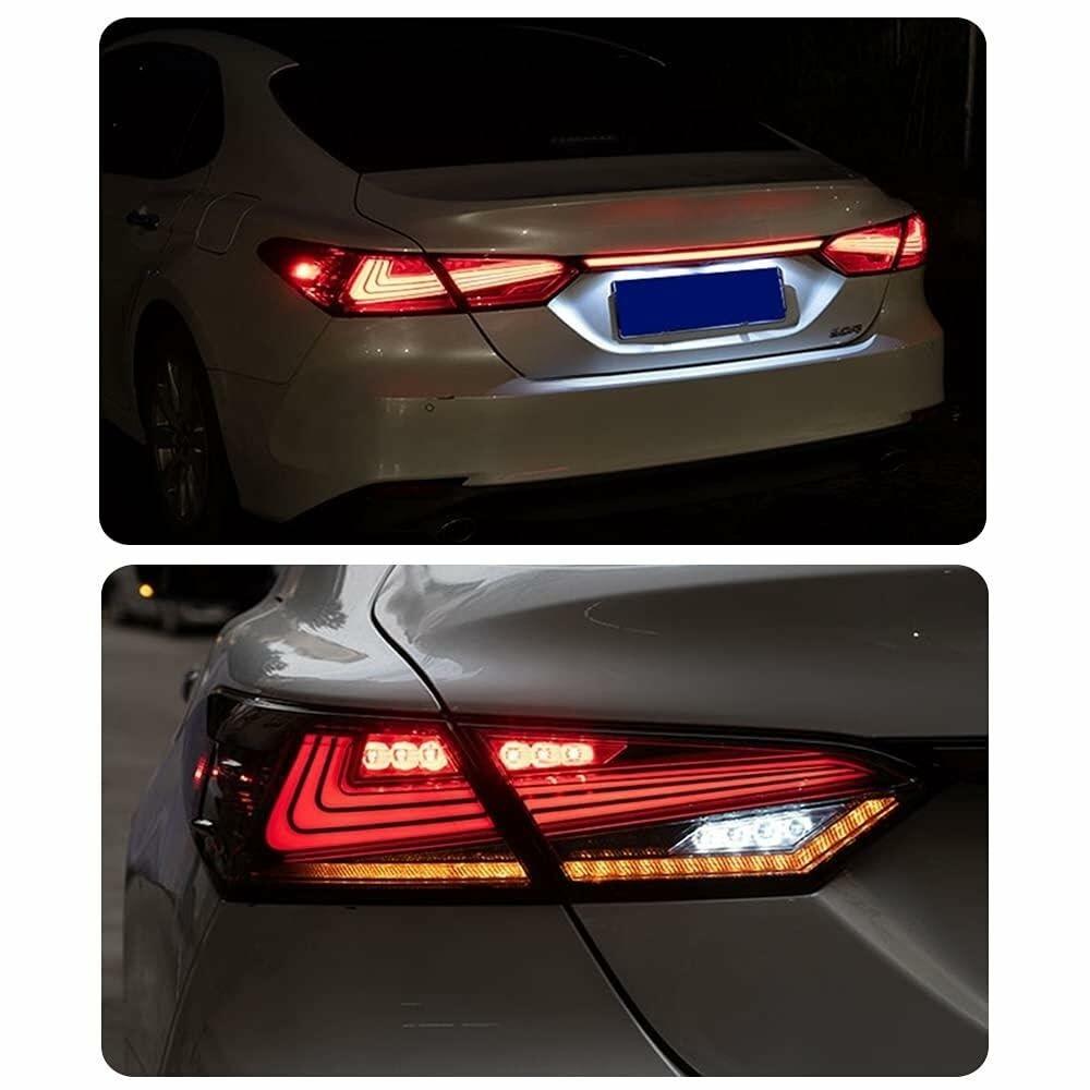inginuity time LED Tail Lights For Toyota Camry 2018 2019 2020 2021 2022 Smoked