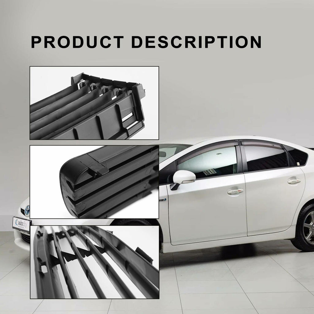 Shelita Front Lower Bumper Grille With Fog Lights Cover w/o Hole for Toyota