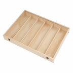 19.7 x 26.5 inch 6 Tiers Wooden Display Case Wall Mount Miniature Display Case