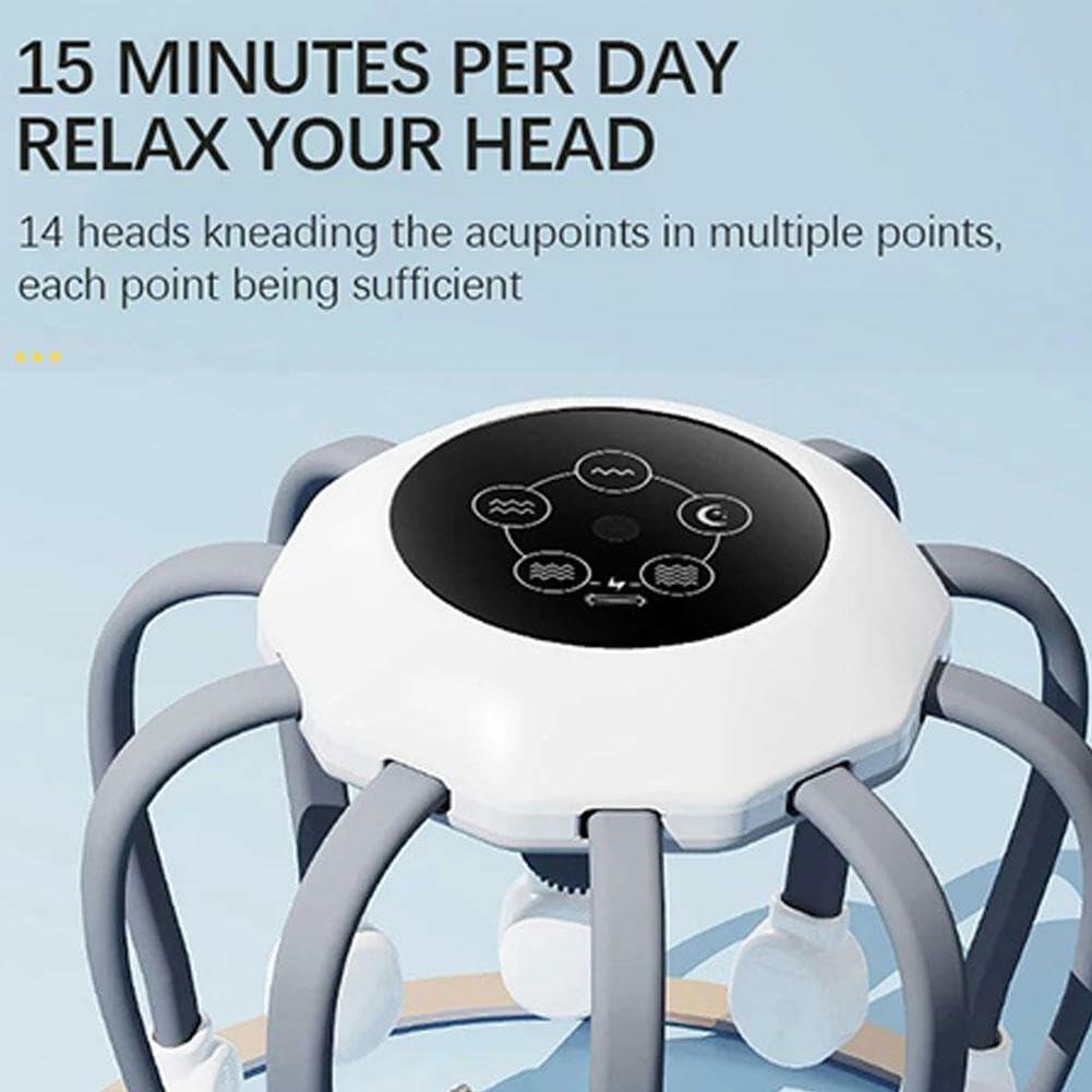RJSQAQE Head Massager, Electric Scalp Massager,Octopus Head Massagers