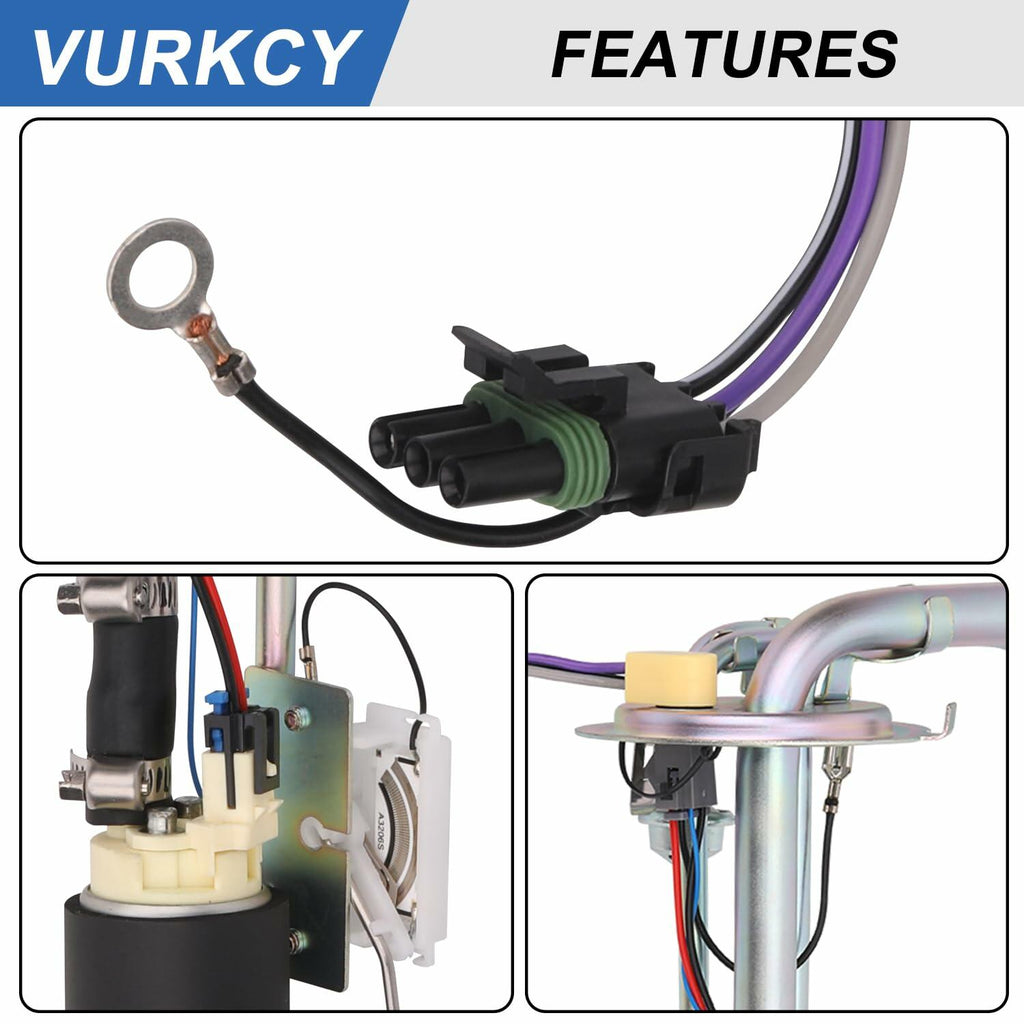 Vurkcy Electric Fuel Pump Compatible with Chevrolet Chevy GMC C/K 1500 2500 3500