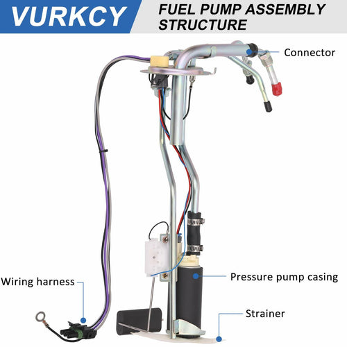 Vurkcy Electric Fuel Pump Compatible with Chevrolet Chevy GMC C/K 1500 2500 3500