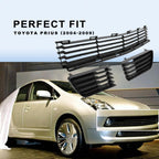 Shelita Front Lower Bumper Grille With Fog Lights Cover w/o Hole for Toyota