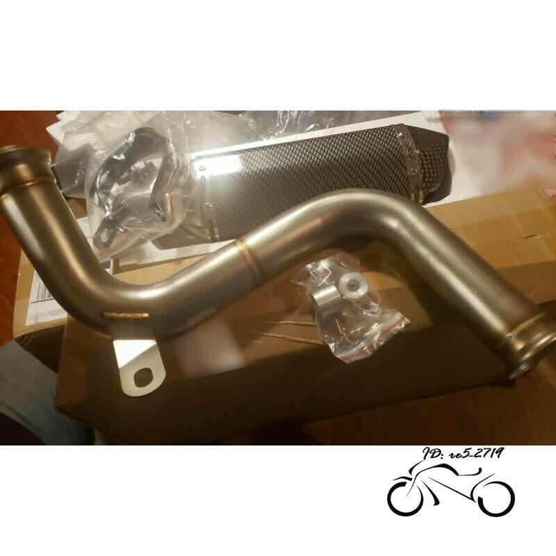Modified System Exhaust Connect Link Pipe for DUKE 390 RC390 125 250 2017-2020