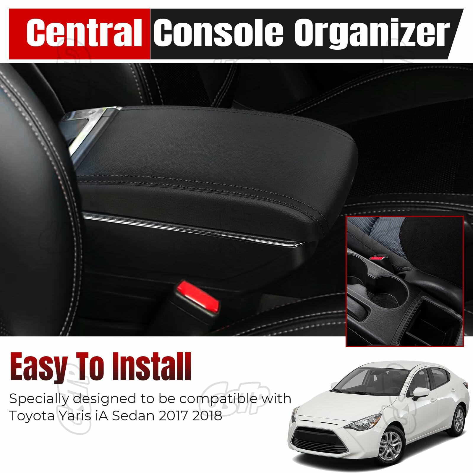 GSTP Center Console Armrest Compatible with Toyota Yaris iA Sedan 2017 2018 with