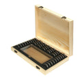 Wooden Coin Capsules Holder Case, Coin Storage Box Banknotes Collection Holder